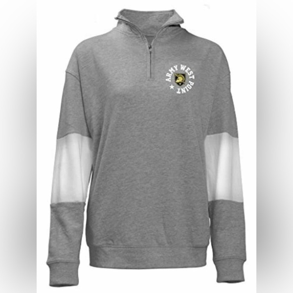 NWT [Old Varsity Brand] Army West Point Knights NCAA 1/4 Zip Pullover Womens XL - Picture 3 of 9